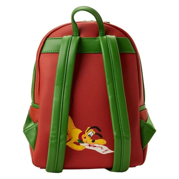 Loungefly Disney Mickey & Minnie Hot Cocoa Mini Backpack Fireplace Bag New - Picture 3 of 5